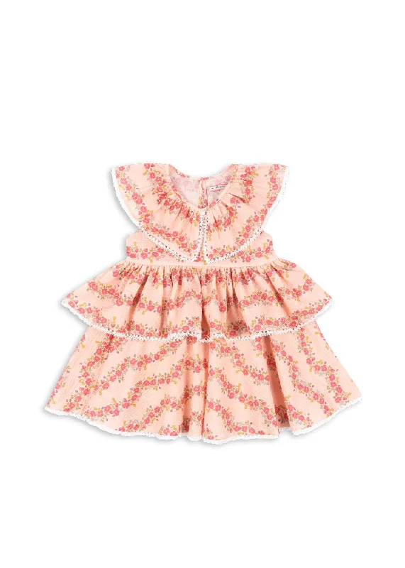 Bella frill dress by Konges Slojd Tunics Hiking breathable