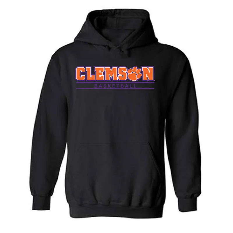 Clemson - NCAA Women's Basketball : Anya Poole - Classic Shersey Hooded Sweatshirt Hoodie with Mock Neck Collared Structured