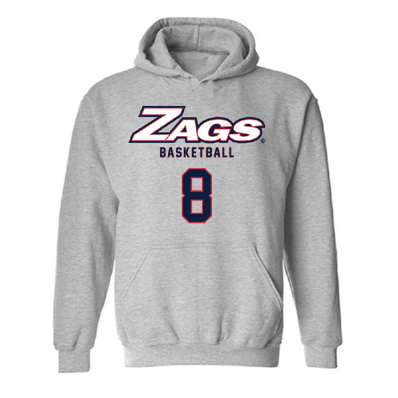 Gonzaga - NCAA Women's Basketball : Ines Bettencourt - Classic Shersey Hooded Sweatshirt Hoodie with Bell Sleeves Flared Feminine Gonzaga - NCAA Women's Basketball : Ines Bettencourt - Classic Shersey Hooded Sweatshirt Hoodie with Bell Sleeves Flared Feminine