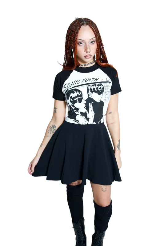 Sonic Youth Baby Doll Dress Tunics stripes playful