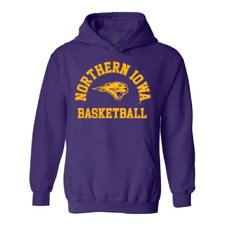 Northern Iowa - NCAA Women's Basketball : Elise Jaeger - Classic Shersey Hooded Sweatshirt Hoodie with Full-Zip Functional Layering