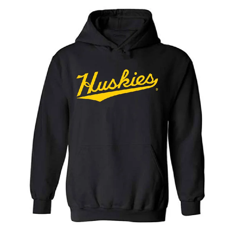 Michigan Tech - NCAA Women's Basketball : Kloe Zentkowski - Generic Shersey Hooded Sweatshirt Hoodie with Elastic Cuffs Stretchable Comfortable