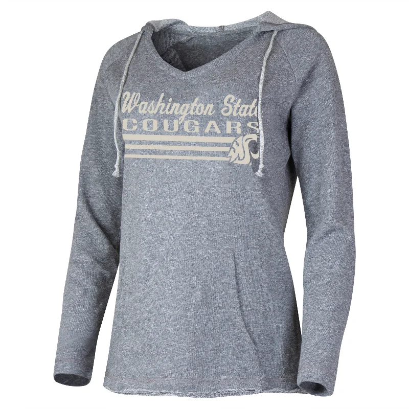 Womens Grey Vintage Washington State Hoodie Hoodie with Patch Decorative Personalized Womens Grey Vintage Washington State Hoodie Hoodie with Patch Decorative Personalized