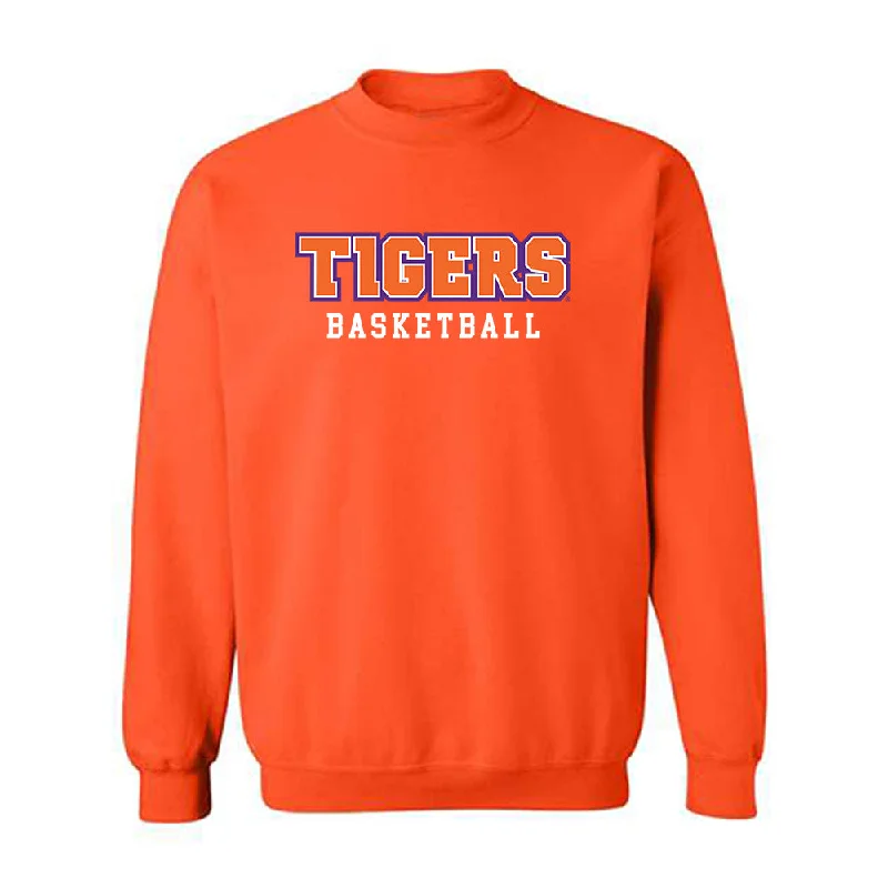 Clemson - NCAA Women's Basketball : Anya Poole - Classic Shersey Crewneck Sweatshirt Hoodie with Zipper Placket Modern Functional