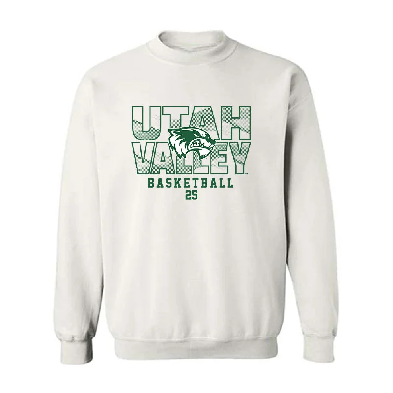 Utah Valley - NCAA Women's Basketball : Halle Nelson - Classic Shersey Crewneck Sweatshirt Hoodie with Hem Contrast Bold Stylish Utah Valley - NCAA Women's Basketball : Halle Nelson - Classic Shersey Crewneck Sweatshirt Hoodie with Hem Contrast Bold Stylish