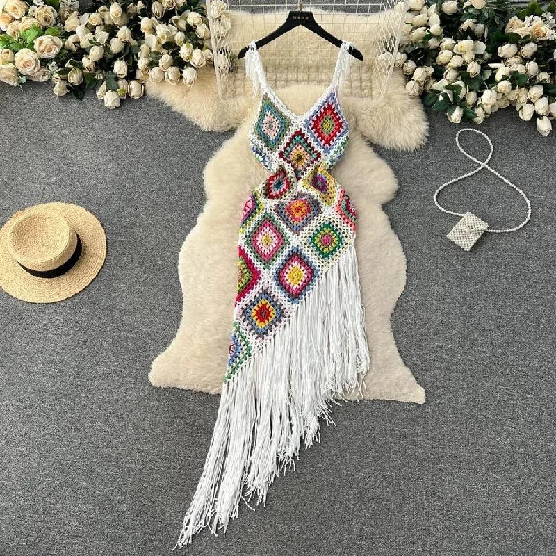 Ludo Tassel Summer Dress Tunics Chic fashionable