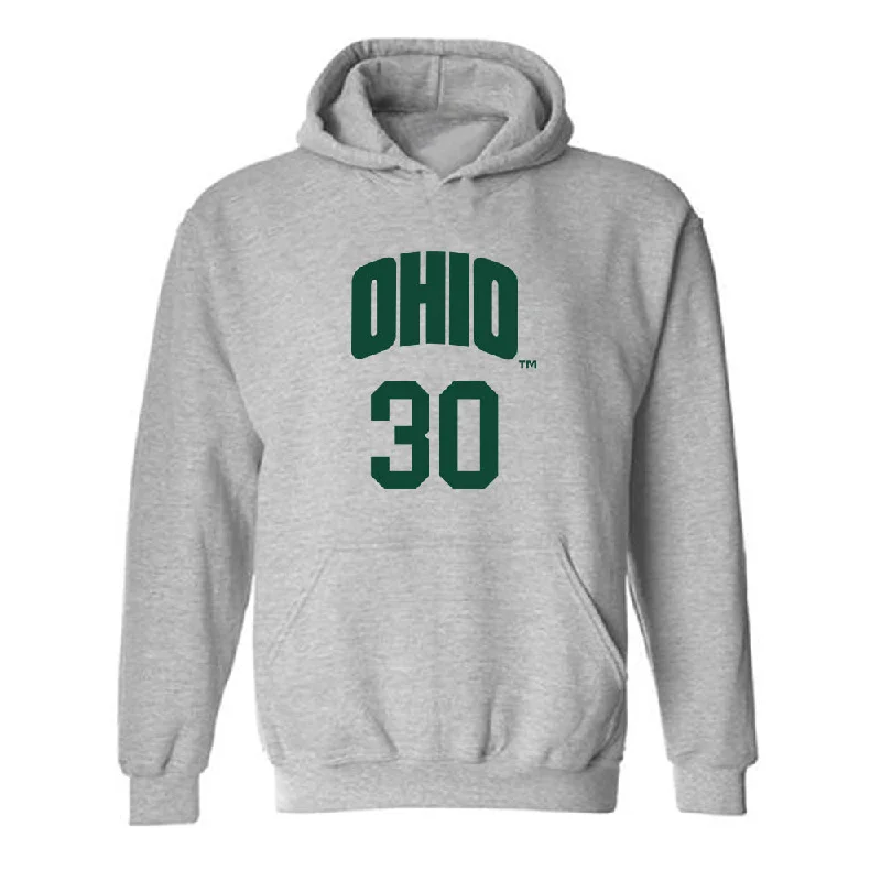 Ohio - NCAA Women's Basketball : Madison Lim - Classic Shersey Hooded Sweatshirt Hoodie with Front Slit Layering Stylish