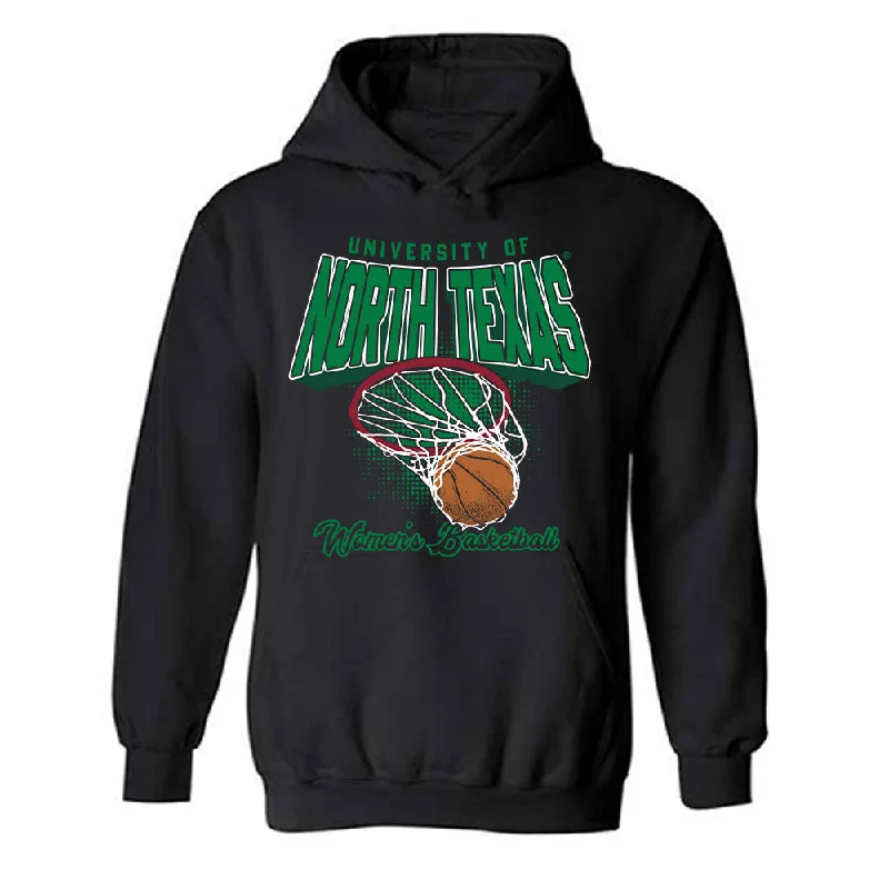 North Texas - NCAA Women's Basketball : Jaelyn Talley - Generic Shersey Hooded Sweatshirt Hoodie with Velcro Closure Adjustable Secure North Texas - NCAA Women's Basketball : Jaelyn Talley - Generic Shersey Hooded Sweatshirt Hoodie with Velcro Closure Adjustable Secure