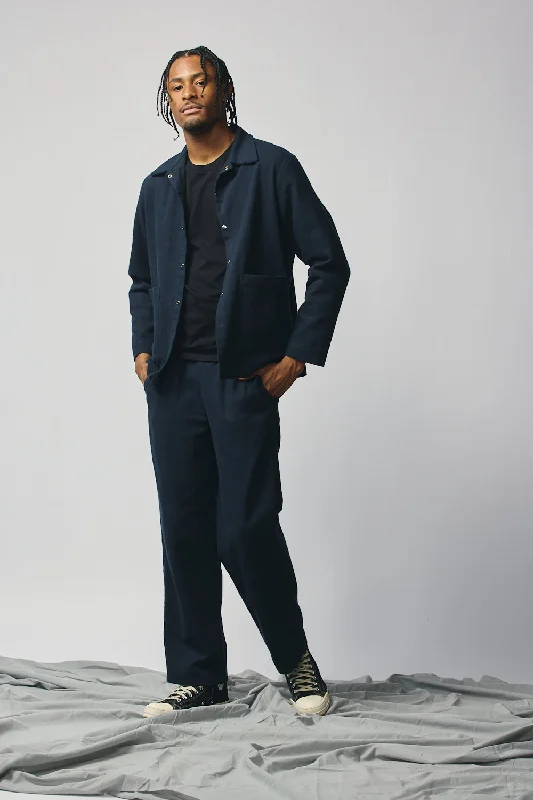 Gender-Neutral Column Pant (Indigo) Cozy Lounge Pants