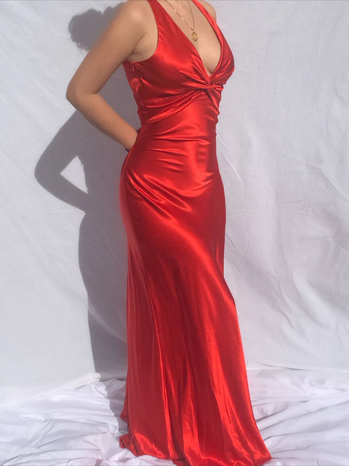 V Neck Red Mermaid Satin Long Prom Dress Formal Party Dress MD7626 Tunics Luxurious high-end V Neck Red Mermaid Satin Long Prom Dress Formal Party Dress MD7626 Tunics Luxurious high-end
