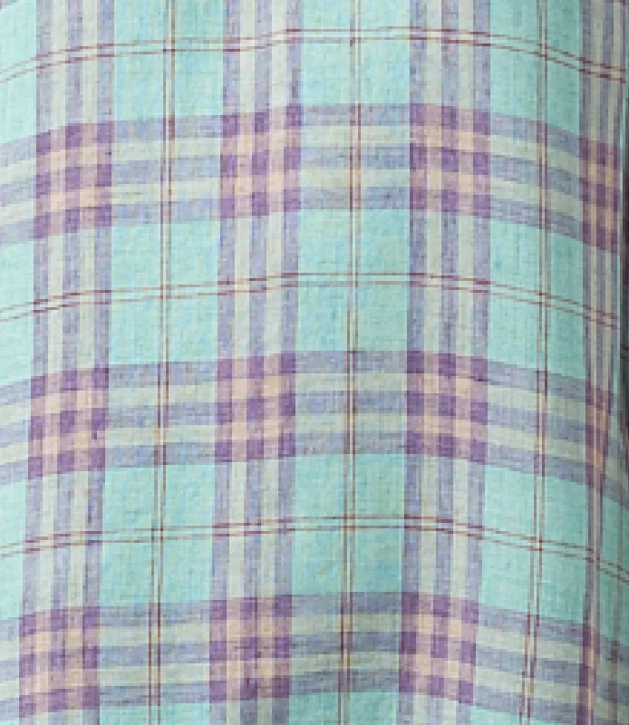 Alcala Linen Dress - Palma Checks Tunics Bestseller popular