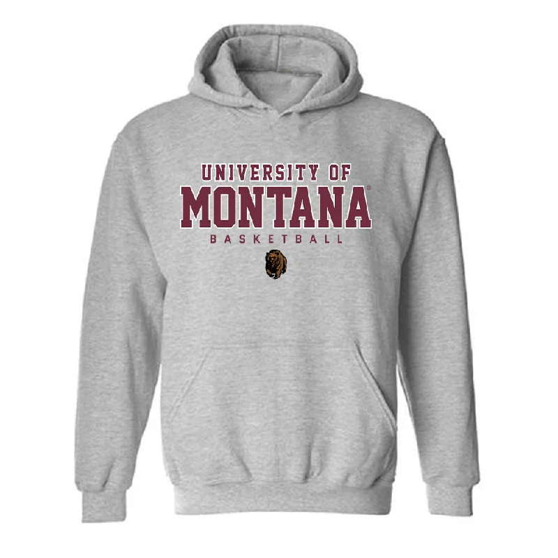 Montana - NCAA Women's Basketball : Izabella Zingaro - Classic Shersey Hooded Sweatshirt Hoodie with V-Neck Classic Versatile