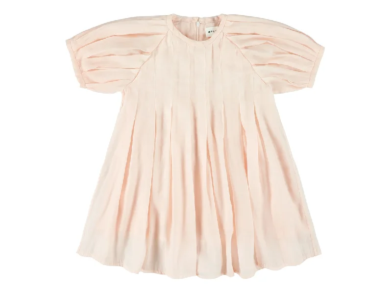 Blush puma pleat dress by Morley Tunics Fall fleece