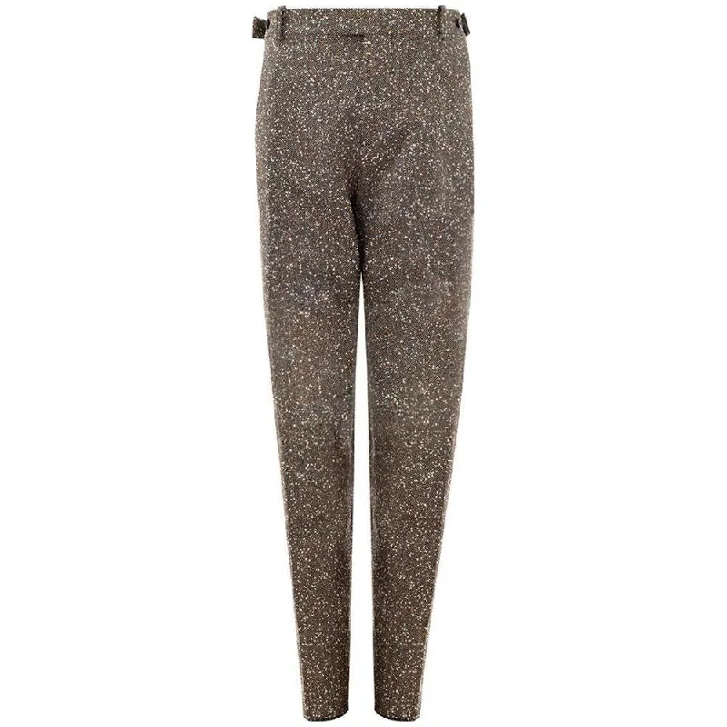 Bottega Veneta Multicolor Viscose Pants for Elegant Evenings Chic Faux Leather Pants