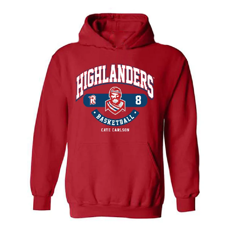 Radford - NCAA Women's Basketball : Cate Carlson - Classic Fashion Shersey Hooded Sweatshirt Hoodie with Hem Elastic Stretchable Comfortable