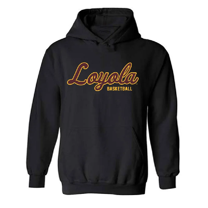 Loyola - NCAA Women's Basketball : Naelle Soa Bernard - Classic Shersey Hooded Sweatshirt Hoodie with Zipper Placket Modern Functional Loyola - NCAA Women's Basketball : Naelle Soa Bernard - Classic Shersey Hooded Sweatshirt Hoodie with Zipper Placket Modern Functional