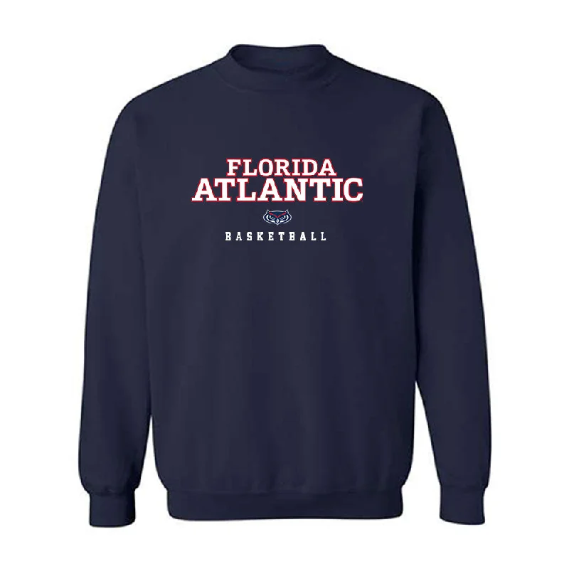 FAU - NCAA Women's Basketball : Sydney Mains - Classic Shersey Crewneck Sweatshirt Hoodie with Cropped Fit Short Trendy FAU - NCAA Women's Basketball : Sydney Mains - Classic Shersey Crewneck Sweatshirt Hoodie with Cropped Fit Short Trendy