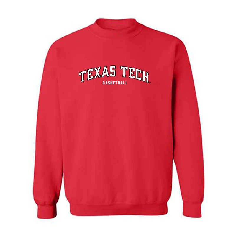 Texas Tech - NCAA Women's Basketball : Bailey Maupin - Classic Shersey Crewneck Sweatshirt Hoodie with Hem Lace Feminine Delicate Texas Tech - NCAA Women's Basketball : Bailey Maupin - Classic Shersey Crewneck Sweatshirt Hoodie with Hem Lace Feminine Delicate