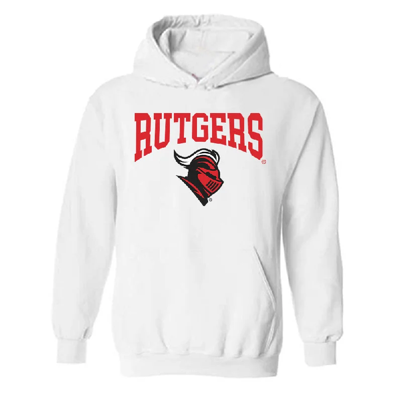 Rutgers - NCAA Women's Basketball : Kennedy Brandt - Classic Shersey Hooded Sweatshirt Hoodie with Neon Bright Vibrant