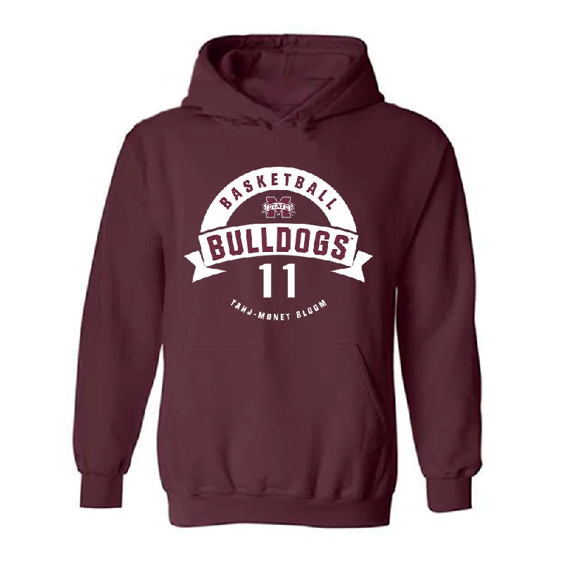 Mississippi State - NCAA Women's Basketball : Tahj-Monet Bloom - Classic Fashion Shersey Hooded Sweatshirt Hoodie with Print Artistic Unique Mississippi State - NCAA Women's Basketball : Tahj-Monet Bloom - Classic Fashion Shersey Hooded Sweatshirt Hoodie with Print Artistic Unique