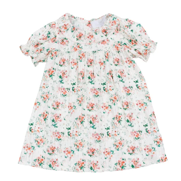 Frankie pink flower dress by C'era Una Volta Tunics Essential wardrobe