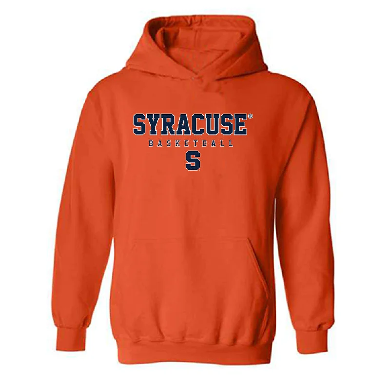 Syracuse - NCAA Women's Basketball : Olivia Schmitt - Classic Shersey Hooded Sweatshirt Hoodie with Fur Luxurious Winter