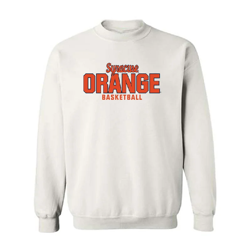 Syracuse - NCAA Women's Basketball : Keira Scott - Classic Shersey Crewneck Sweatshirt Hoodie with Pattern Geometric Abstract