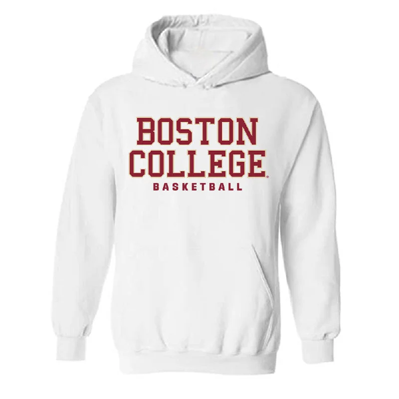 Boston College - NCAA Women's Basketball : Athena Tomlinson - Classic Shersey Hooded Sweatshirt Hoodie with Contrast Stitching Detailed Premium Boston College - NCAA Women's Basketball : Athena Tomlinson - Classic Shersey Hooded Sweatshirt Hoodie with Contrast Stitching Detailed Premium