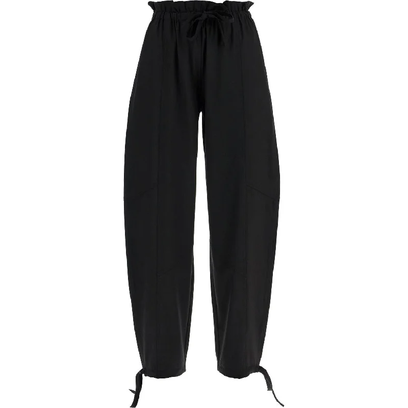 Ganni viscose paperbag pants Cozy Fitted Pants