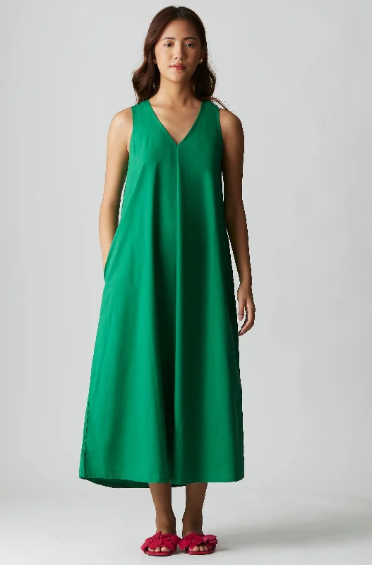 Clara Pocket Dress : Island Green Tunics Fleece cozy