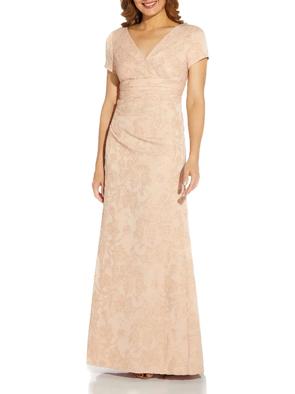 Womens Metallic Maxi Evening Dress Tunics Hiking breathable