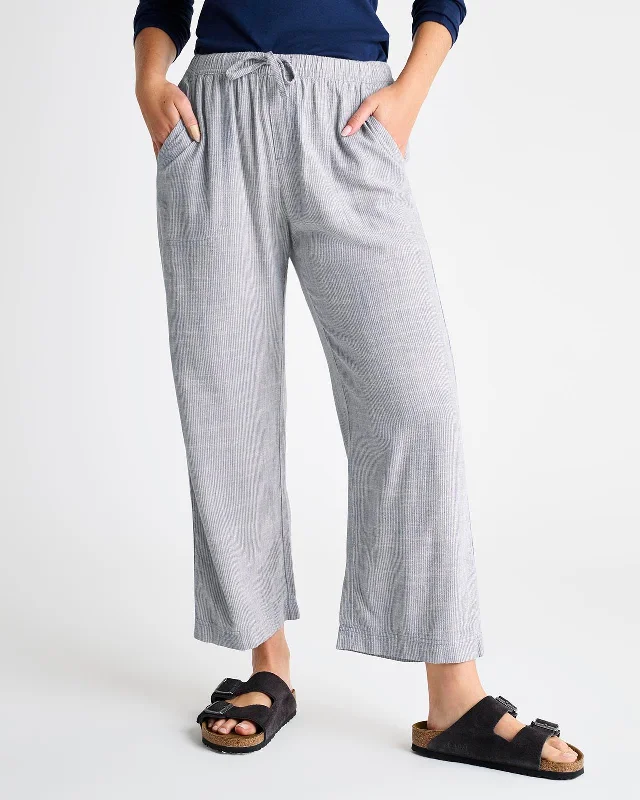 Angie Stripe Crop Pant Modern Skinny Pants