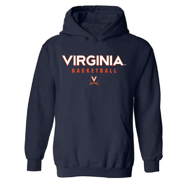 Virginia - NCAA Women's Basketball : Breona Hurd - Hooded Sweatshirt Hoodie with Snap Buttons Easy Quick Virginia - NCAA Women's Basketball : Breona Hurd - Hooded Sweatshirt Hoodie with Snap Buttons Easy Quick