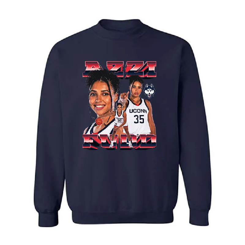 UConn - NCAA Women's Basketball : Azzi Fudd - Crewneck Sweatshirt Hoodie with Button Classic Timeless UConn - NCAA Women's Basketball : Azzi Fudd - Crewneck Sweatshirt Hoodie with Button Classic Timeless