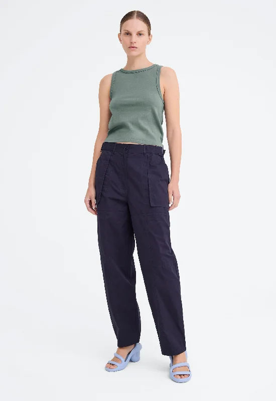 Mackenzie Pant - Darkest Navy Fashionable Tapered Leg Pants