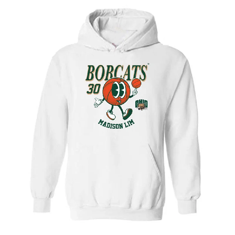Ohio - NCAA Women's Basketball : Madison Lim - Fashion Shersey Hooded Sweatshirt Hoodie with Elastic Waist Stretchable Comfortable Ohio - NCAA Women's Basketball : Madison Lim - Fashion Shersey Hooded Sweatshirt Hoodie with Elastic Waist Stretchable Comfortable