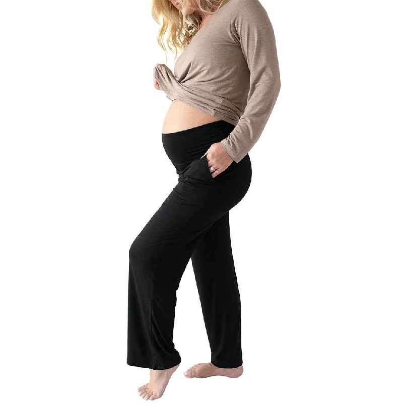 Bamboo Maternity & Postpartum Lounge Pant | Black Casual Lounge Pants