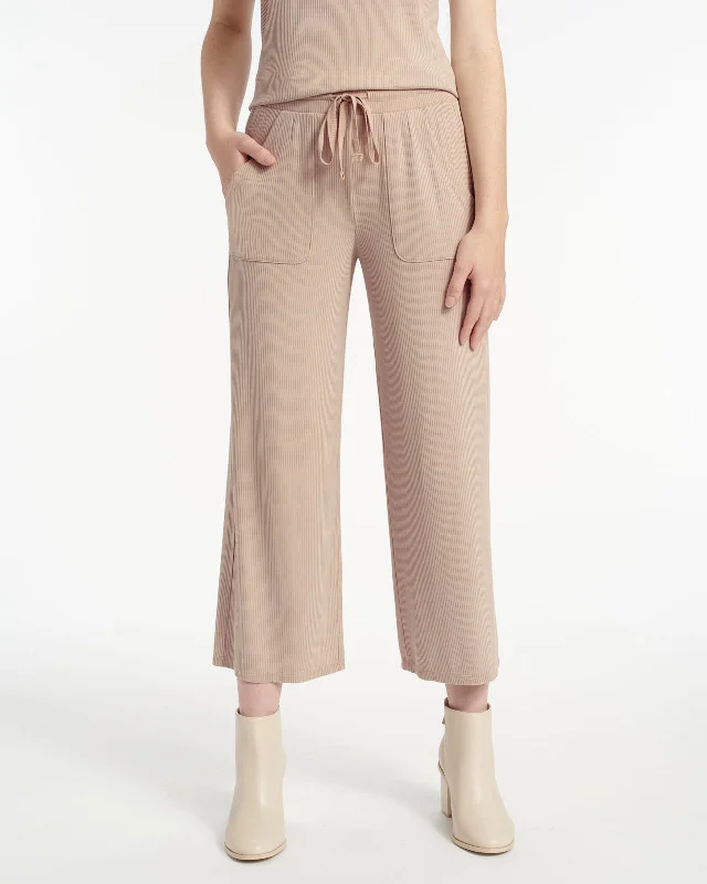 Juniper Crop Pant Formal Wide-Leg Pants