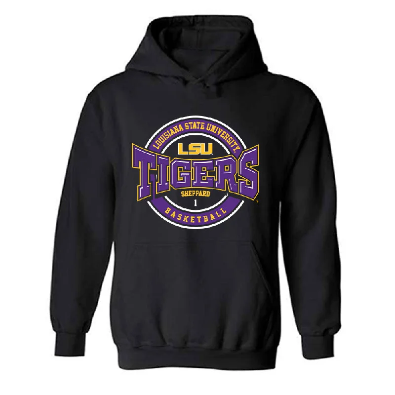 LSU - NCAA Women's Basketball : Mjracle Sheppard - Classic Fashion Shersey Hooded Sweatshirt Hoodie with Thumb Holes Functional Cozy LSU - NCAA Women's Basketball : Mjracle Sheppard - Classic Fashion Shersey Hooded Sweatshirt Hoodie with Thumb Holes Functional Cozy