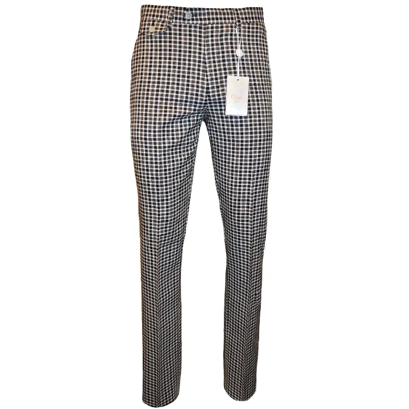 C-COUTURE DRESS PANTS/SL-654 Relaxed High-Waist Trousers