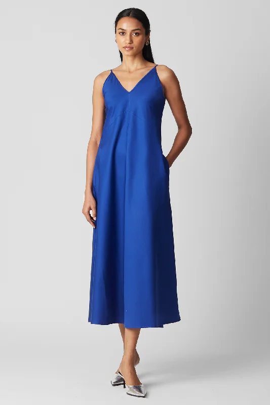 Moira Pocket Dress - Sapphire Tunics Mesh breathable