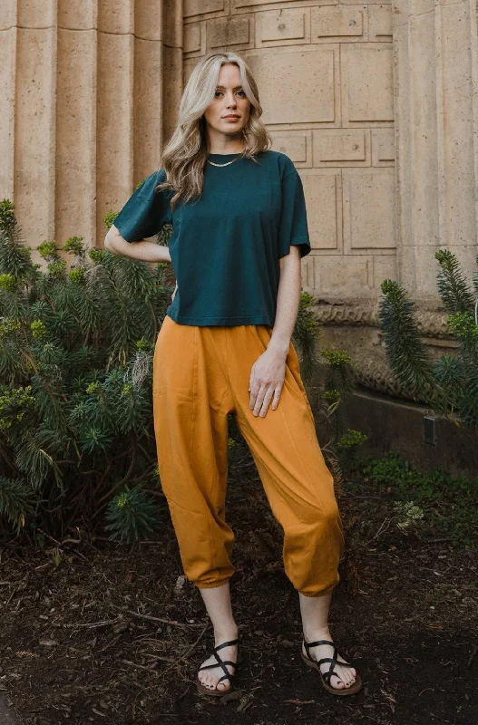 Day Lantern Pants (Turmeric) Casual Yoga Pants