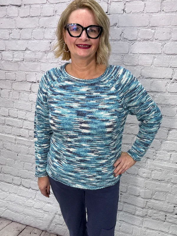 Escape by Habitat Roll Neck Crew Sweater E28223-Lapis - 1 ONLY SIZE LARGE - 20% OFF Oversized Loose Flowy Escape by Habitat Roll Neck Crew Sweater E28223-Lapis - 1 ONLY SIZE LARGE - 20% OFF Oversized Loose Flowy