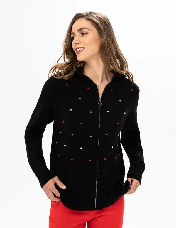 Renuar Knit Sweater R6862-3391-BLKCOM Black Combo - 1 ONLY SIZE MEDIUM - 20% OFF Boat Neck Shawl Collar Notched Collar Renuar Knit Sweater R6862-3391-BLKCOM Black Combo - 1 ONLY SIZE MEDIUM - 20% OFF Boat Neck Shawl Collar Notched Collar