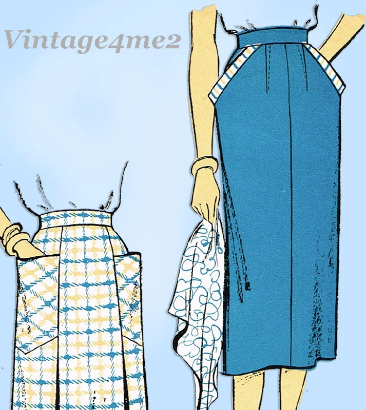 New York 1030: 1950s Uncut Misses Skirt w Pockets Sz 22 W Vintage Sewing Pattern silk skirt smooth New York 1030: 1950s Uncut Misses Skirt w Pockets Sz 22 W Vintage Sewing Pattern silk skirt smooth