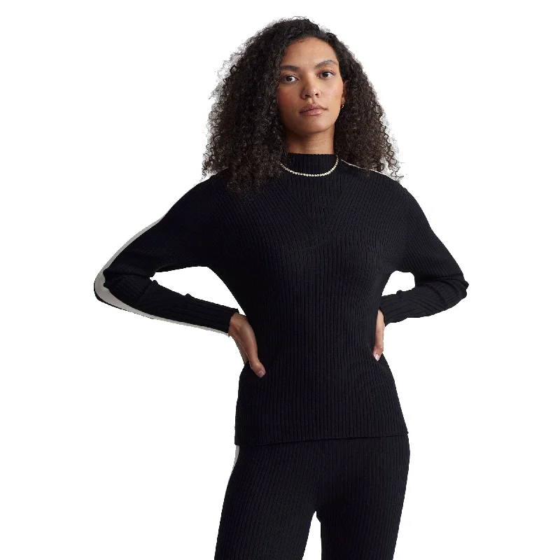 Varley Wilshire Mockneck Womens Knit Sweater Sweater Knitwear Pullover