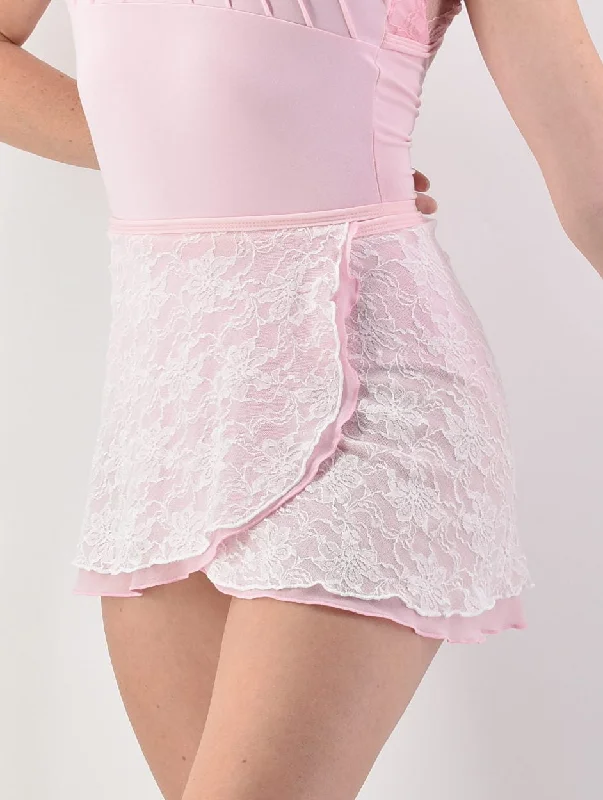 Diane Lace Reversible 2 in 1 Skirt by AK Dancewear tiered skirt playful