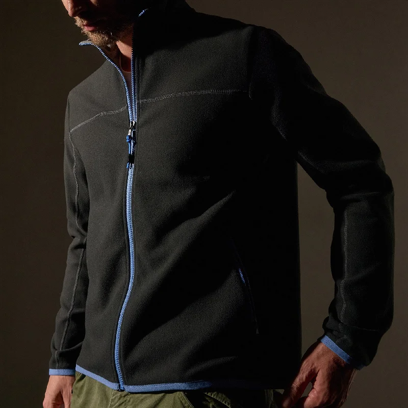 Brush Scuba Zip Front Sport Jacket - Carbon/Blue Rayon Fabric Velvet Fabric Corduroy Fabric Brush Scuba Zip Front Sport Jacket - Carbon/Blue Rayon Fabric Velvet Fabric Corduroy Fabric