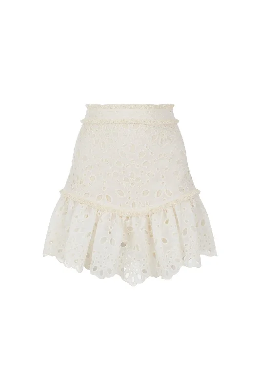 Lillien Skirt linen skirt light