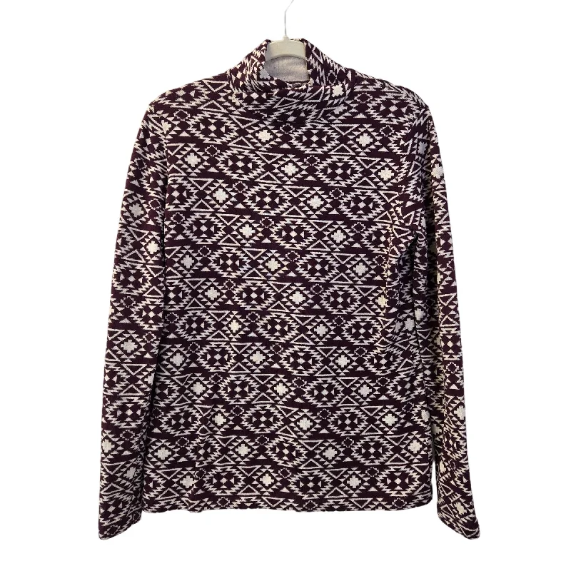 Duluth Trading Company Fair Isle Mock Neck Sweater Size Medium Handmade Hand-knitted Hand-woven Duluth Trading Company Fair Isle Mock Neck Sweater Size Medium Handmade Hand-knitted Hand-woven